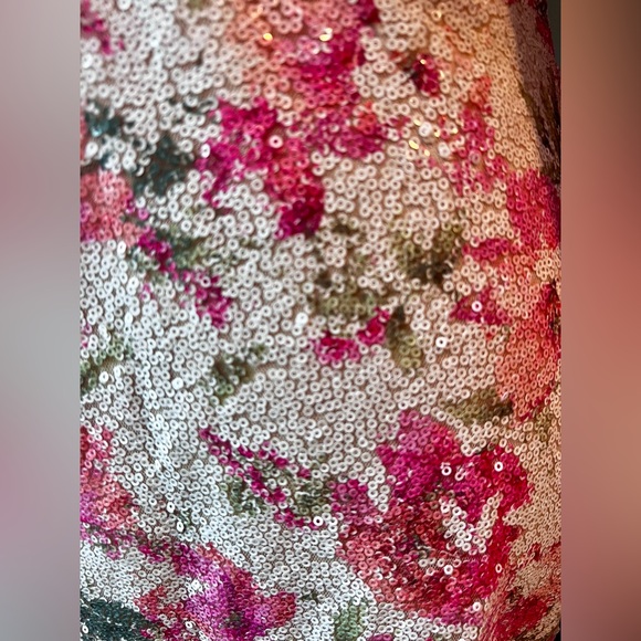 NWT One33 Social Vintage Pink Floral Minidress Size 8 - Picture 9 of 15